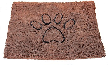 Dirty Dog Door Mat Brown Large