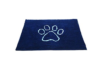 Dirty Dog Door Mat Blue Medium