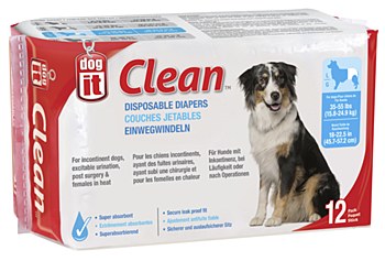 Dogit Dog Diapers Large (12 Pack)