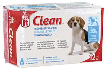Dogit Dog Diapers Medium (12 Pack)