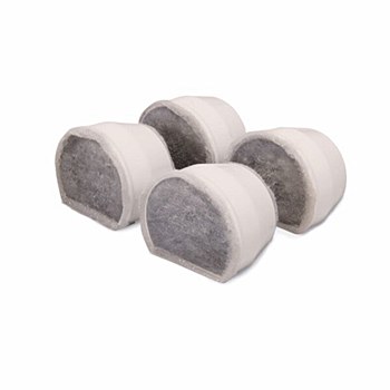Drinkwell Fountain Replacement Charcoal Filter (4 Pack)