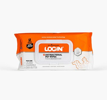 EzyDog Login Antibacterial Pet Wipes (50 Pack)