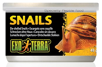 Exo Terra Snails De-shelled Can 48g Reptile Food