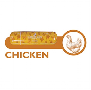Farmers Mate For Pets Chicken Roll 2kg Wet Dog Food