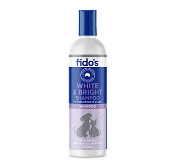 Fido's Shampoo For Dogs and Cats Wihite and Bright 250ml