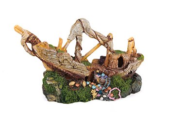 Kazoo Fish Tank Ornament Galleon Small 250mm