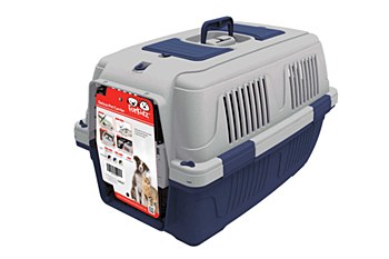 Furkidz Deluxe Pet Carrier Blue &amp; Beige