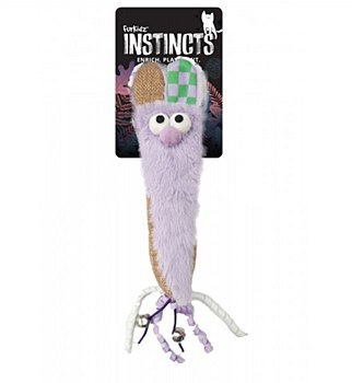 Furkidz Slinky Rabbit 19cm Lavender Cat Toy