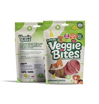 Furkidz Veggie Bites Donuts Dog Treats (10 Pack)