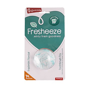 Yours Droolly Fresheeze Freshmint Ball Dog Toy Medium