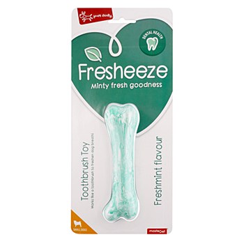 Yours Droolly Fresheeze Freshmint Bone Dog Toy Large
