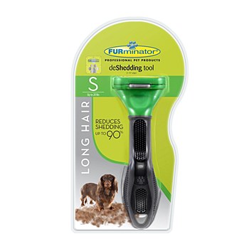 FURminator deShedding tool for Long Hair Small Dogs