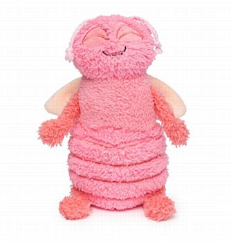 FuzzYard Flutter The Bed Bug Pink Plush Dog Toy