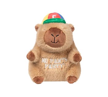 FuzzYard Cap-Ybara Plush Dog Toy