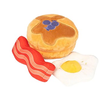 FuzzYard Dogs Breakfast Plush Dog Toys (3 Pack)
