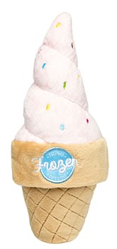 FuzzYard Ice Cream Plush Dog Toy