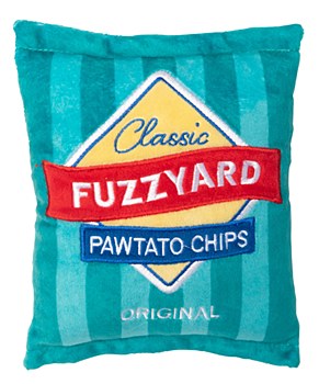 FuzzYard Pawtato Chip Plush Dog Toy