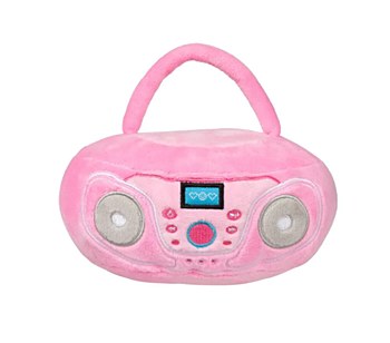 FuzzYard Portable CD Player Plush Dog Toy