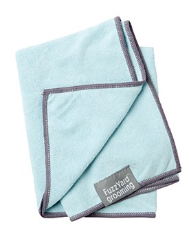 FuzzYard Microfibre Dog Towel Blue Small