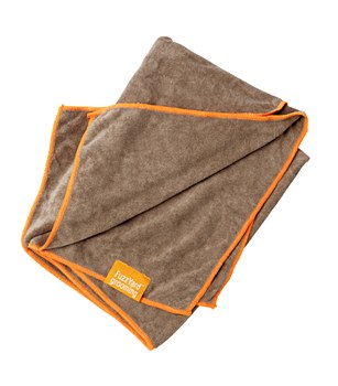FuzzYard Microfibre Dog Towel Brown