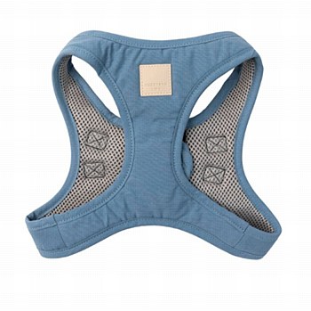 FuzzYard Life Soft Cotton French Blue Extra Small Dog Harness