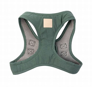 FuzzYard Life Soft Cotton Myrtle Green Small Dog Harness