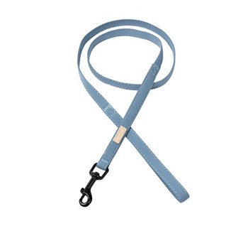 FuzzYard Life Soft Cotton French Blue Small Dog Lead
