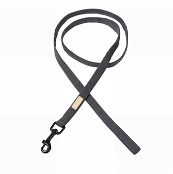 FuzzYard Life Soft Cotton Slate Grey Small Dog Lead