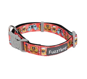 FuzzYard Dog Collar The Homies Medium