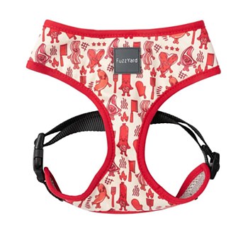 FuzzYard Dog Harness Meat Heads Medium
