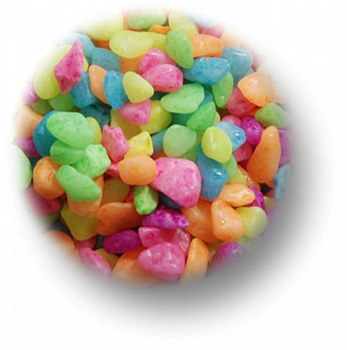 Show Master Aquarium Gravel Fluro Multi Colour 500g