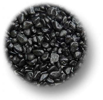Show Master Aquarium Gravel Painted Black 2kg