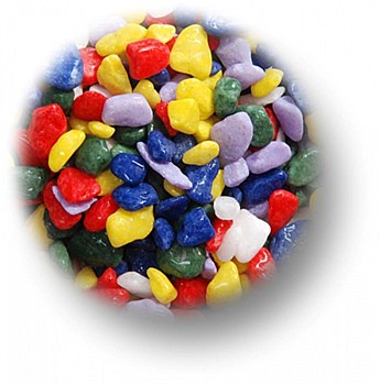 Show Master Aquarium Gravel Painted Multi Colour 2kg