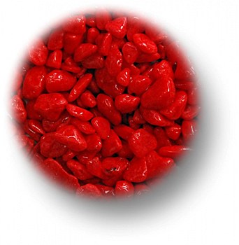 Show Master Aquarium Gravel Painted Red 500g