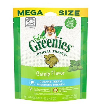 Greenies Feline Dental Treats Catnip Flavor 130g