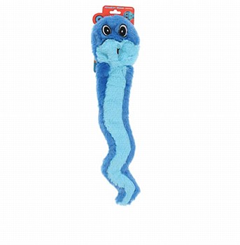 Guru Hide-A-Tail Bue Snake Large Dog Toy