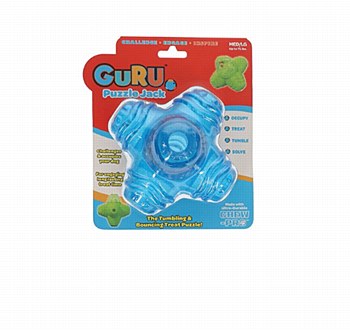 Guru Puzzle Jack Medium Dog Toy