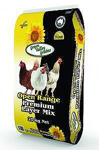 Green Valley Grains Open Range Premium Layer Mix 20kg Poultry Food