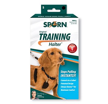 Sporn Training Halter Dog Harness Small Black