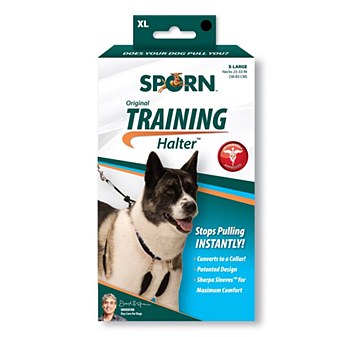 Sporn Training Halter Dog Harness Extra Large Black