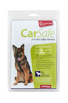 Yours Droolly CarSafe 2 in One Dog Harness Extra Large