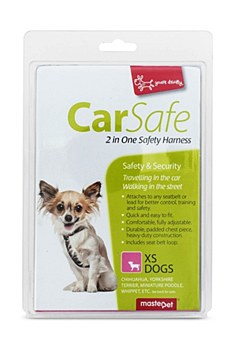 Yours Droolly CarSafe 2 in One Dog Harness Extra Small