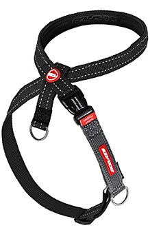 EzyDog Dog Harness Cross Check Medium Black