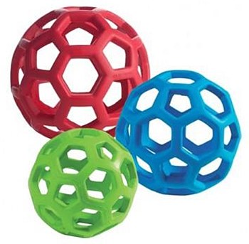 JW Hol-ee Roller Large Rubber Dog Toy