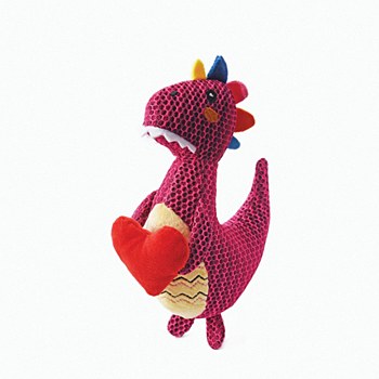 Hug Smart Fuzzy Woof Love Rexy Plush Dog Toy
