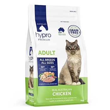 Hypro Premium Grain Free Chicken 9kg Dry Cat Food