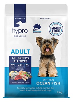 Hypro Premium Grain Free Adult Ocean Fish 2.5kg Dry Dog Food