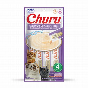 INABA Churu Chicken with Shrimp Recipe Cat Treat 56g