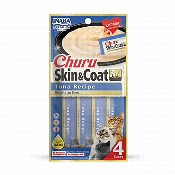 INABA Churu Skin &amp; Coat Tuna Recipe Cat Treat 56g