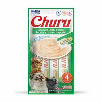 INABA Churu Tuna with Chicken Recipe Cat Treat 56g